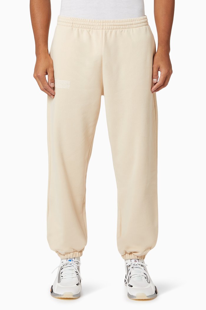 

Lightweight Organic Cotton Track Pants, Neutral
