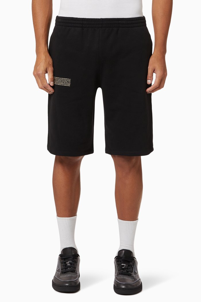 

Lightweight Organic Cotton Shorts, Black