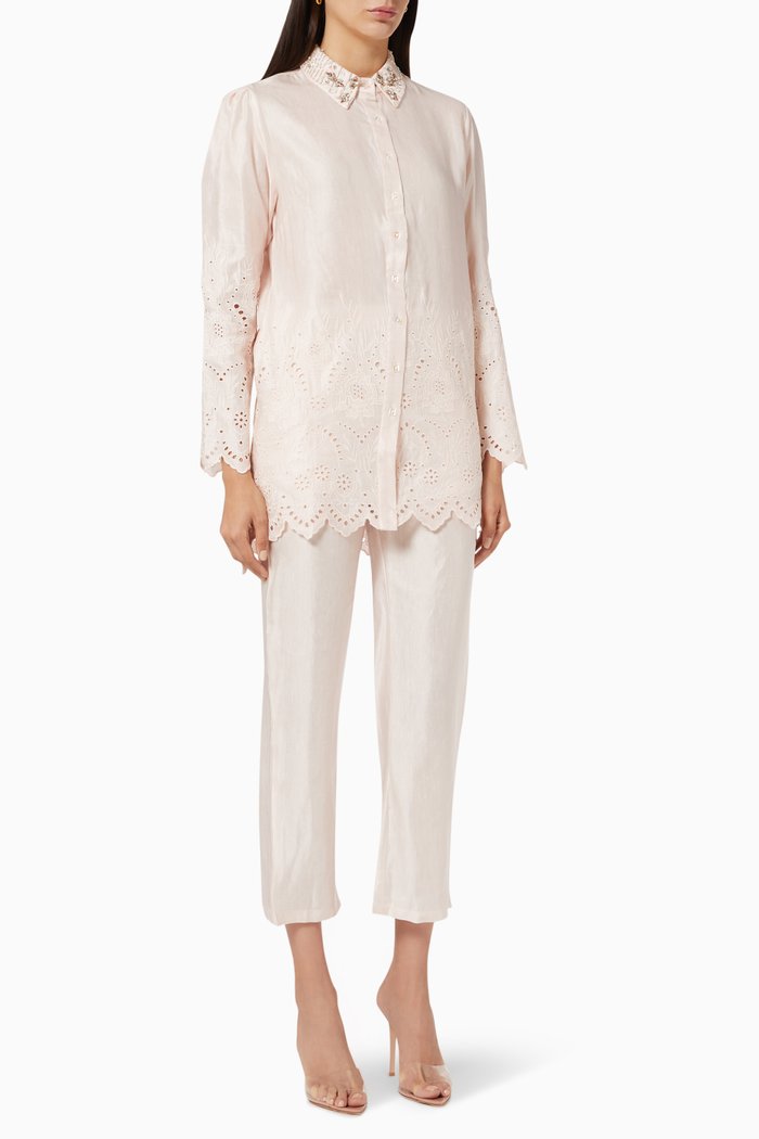 

Shirt & Pants Set, Pink
