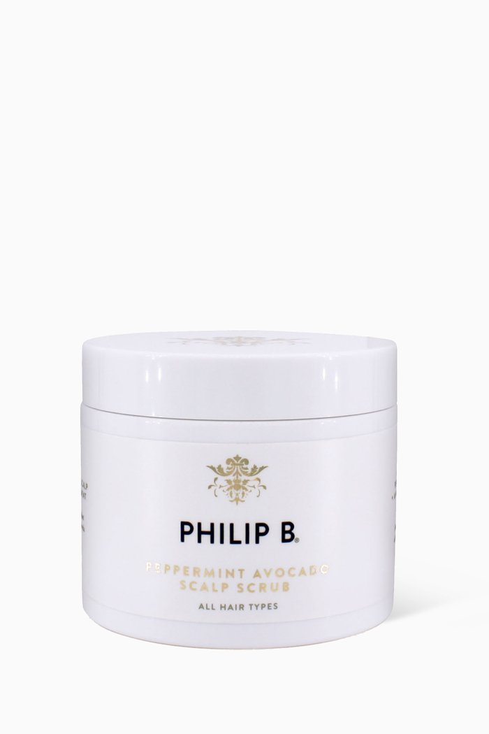 

Peppermint Avocado Scalp Scrub, 236ml, Colourless