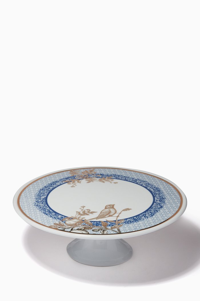 

Kunooz Cake Stand With Cover, White