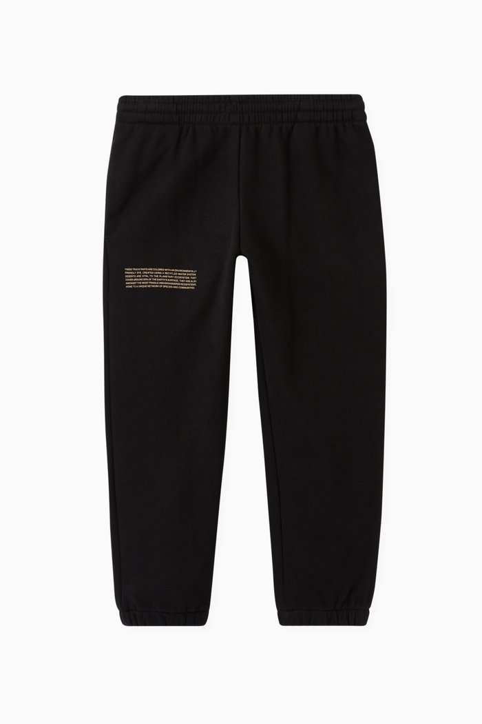 

Recycled Cotton Track Pants, Black