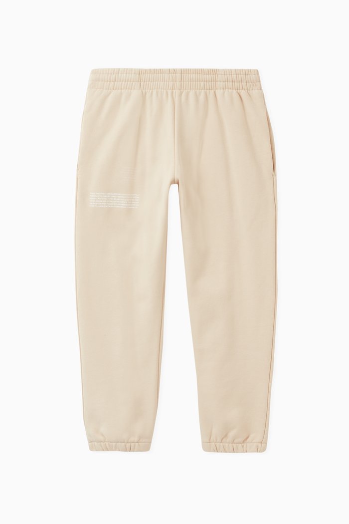 

Lightweight Recycled Cotton Track Pants, Neutral
