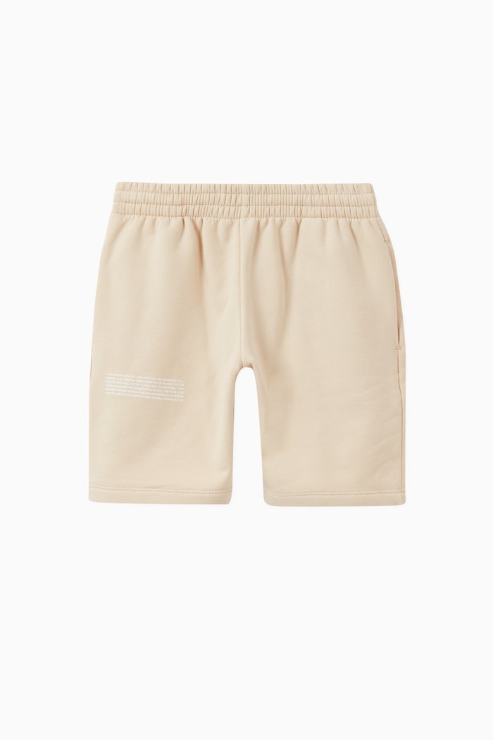 

Recycled Cotton Long Shorts, Neutral
