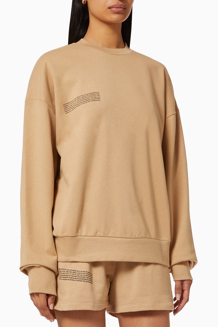 

Lightweight Organic Cotton Sweatshirt, Brown