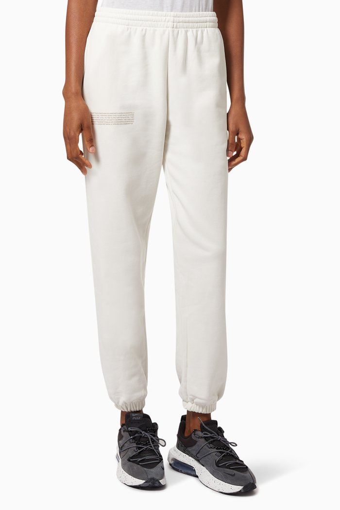 

Lightweight Organic Cotton Track Pants, Neutral