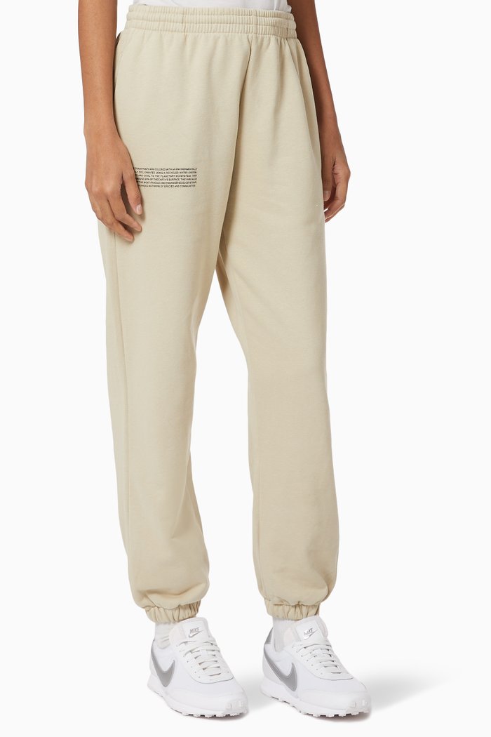 

Lightweight Organic Cotton Track Pants, Neutral