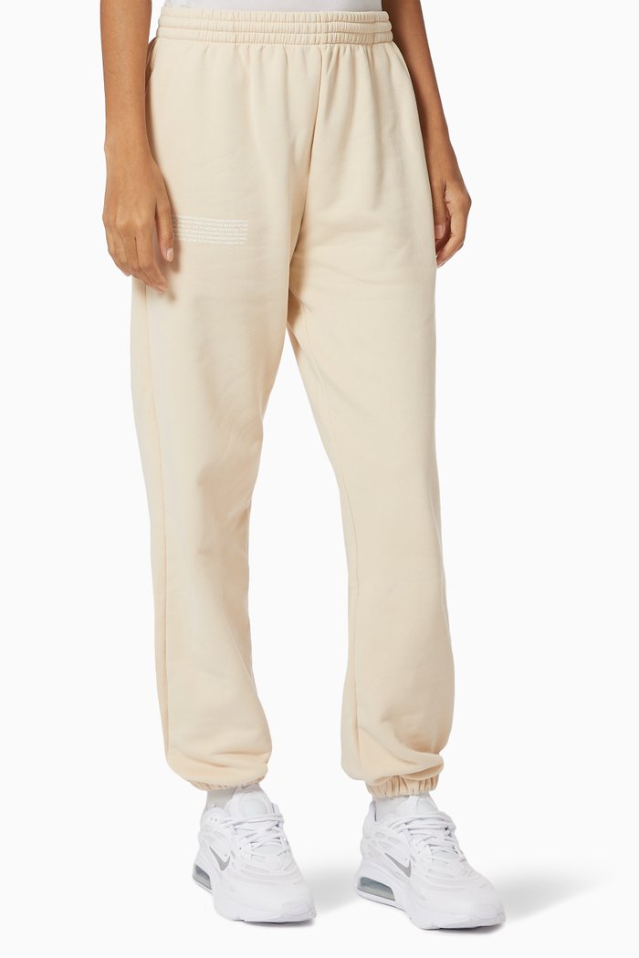 

Lightweight Organic Cotton Track Pants, Neutral