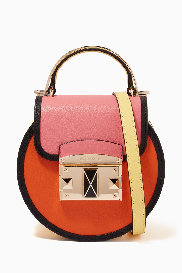 

It Eyeliner Round Bag in Leather, Multicolour