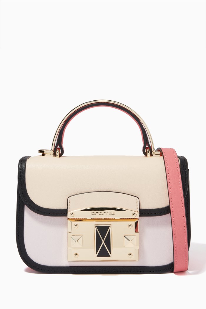 It Eyeliner Crossbody Bag in Calfskin Leather, Purple