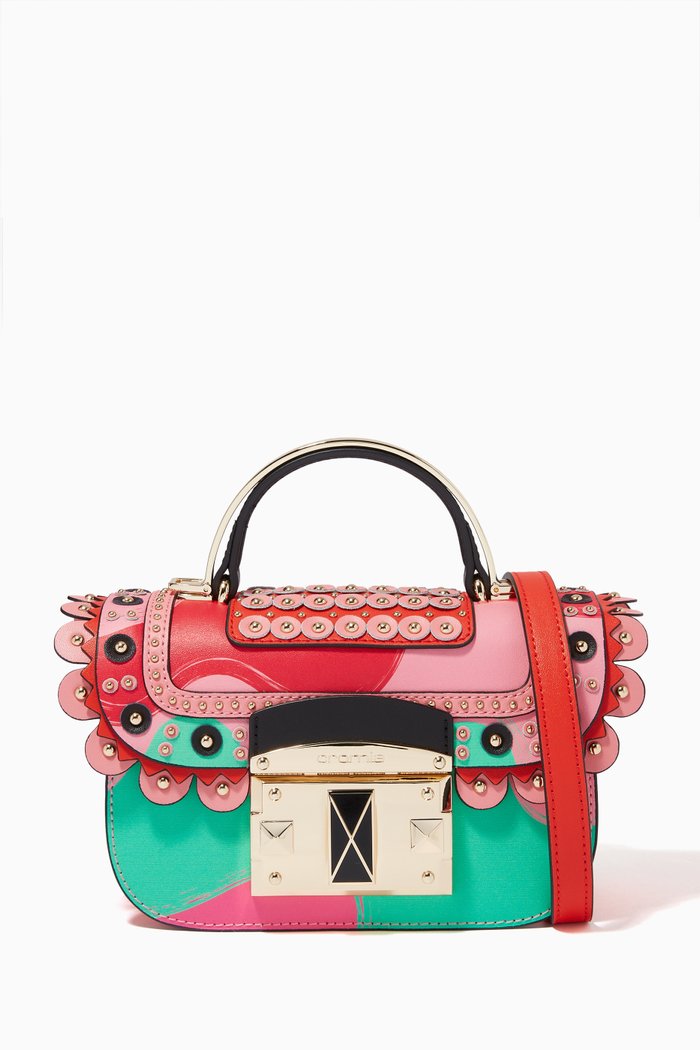 

It Paradise Handbag in Calfskin Leather, Red