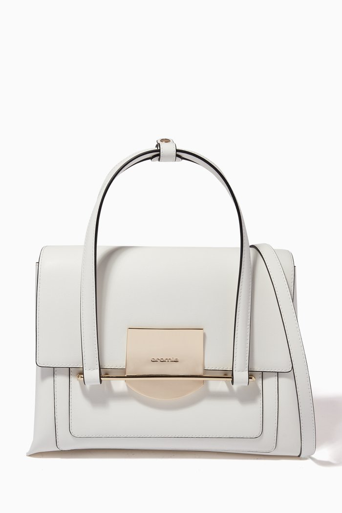 

Romy Crossbody Bag in Leather, White