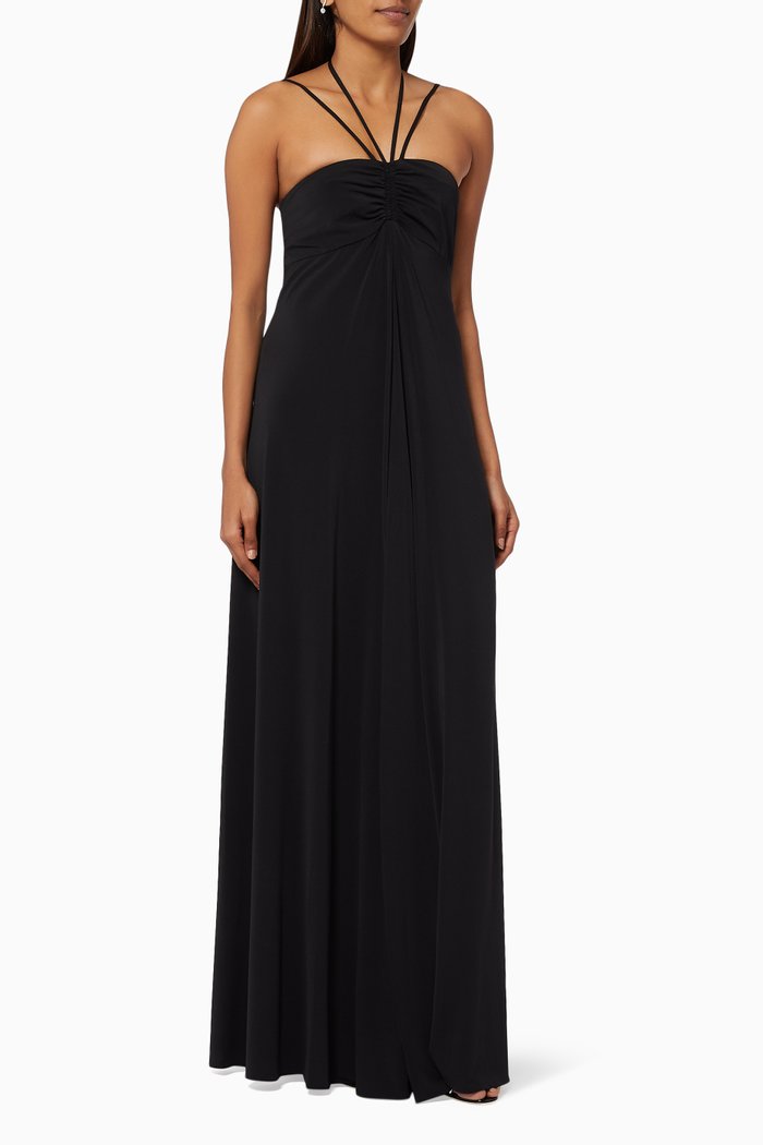 

Elie Overlay Jumpsuit in Jersey, Black