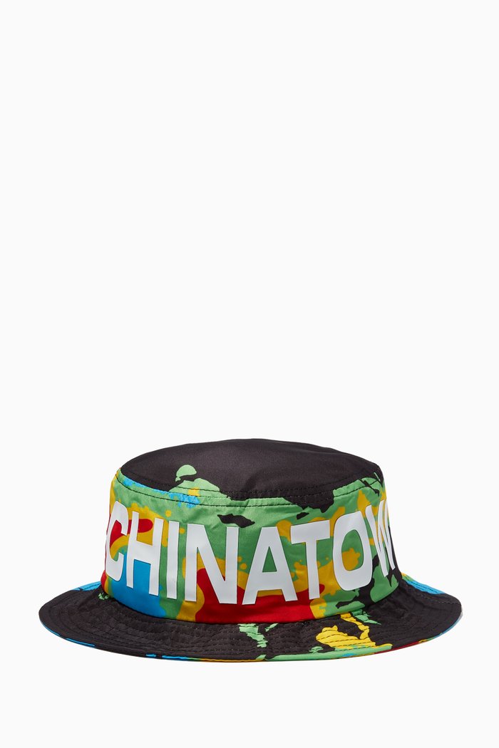 Global Citizen Bucket Hat in Cotton, Black