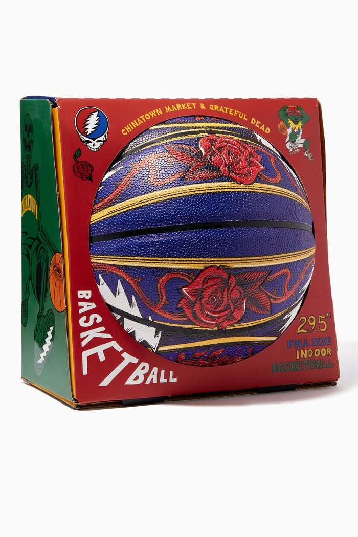 

x Grateful Dead Border Bandana Basketball in Rubber, Multicolour