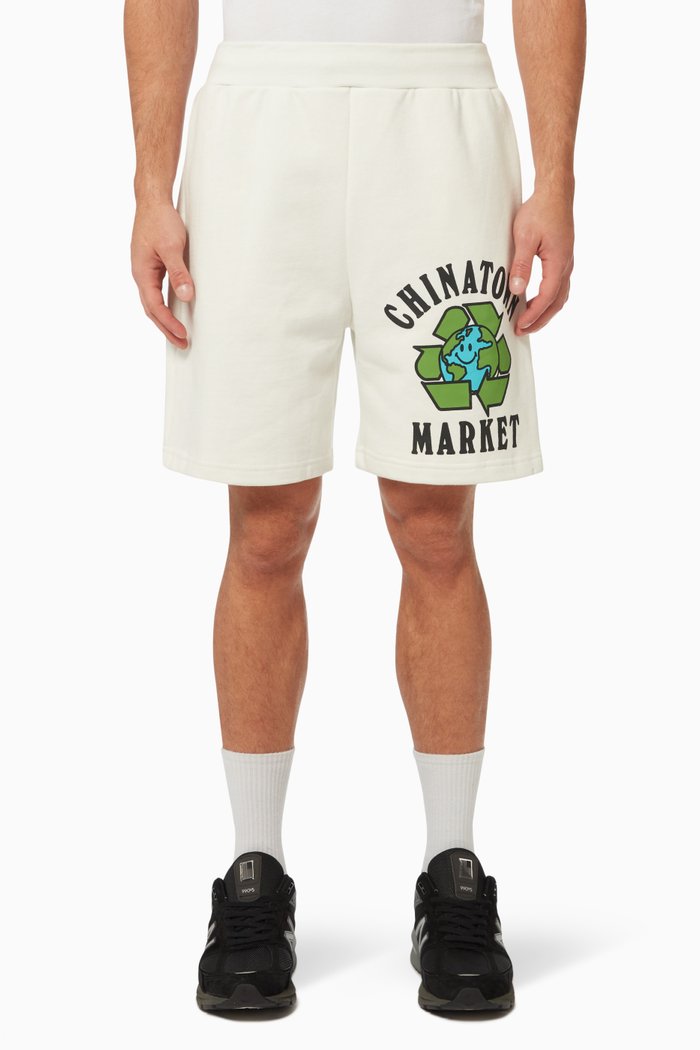

Recycle Global Sweatshorts in Cotton Jersey, Neutral