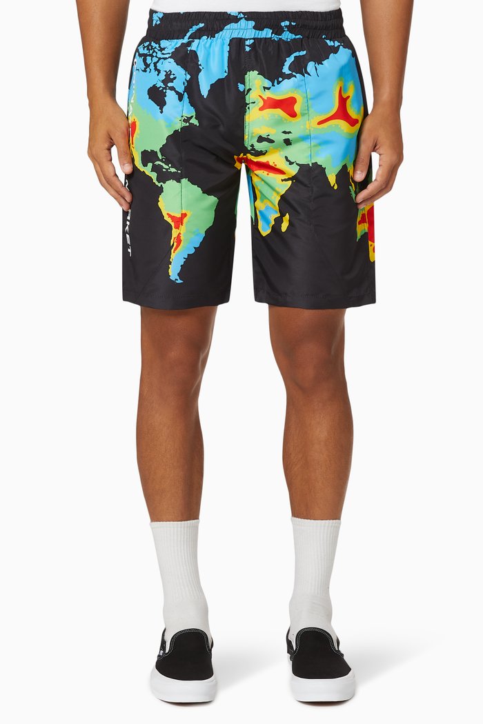 Global Citizen Shorts in Nylon, Black