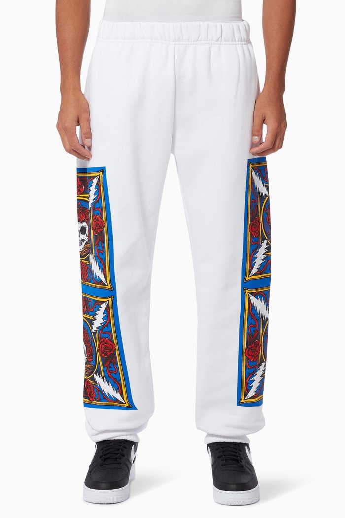 

x Grateful Dead Border Bandana Sweatpants in Cotton, Multicolour