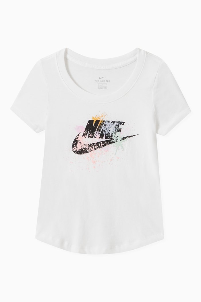 

Futura Splatter T-shirt in Cotton, White