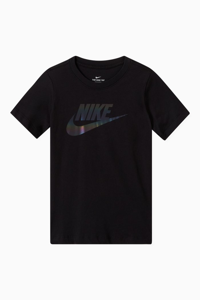 Chromatic Futura T-shirt in Cotton, Black