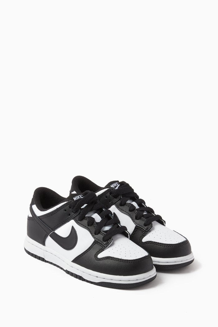 

Dunk Low Sneakers in Leather, Multicolour