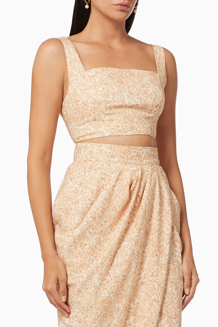 

Ruins Top in Crepe, Neutral