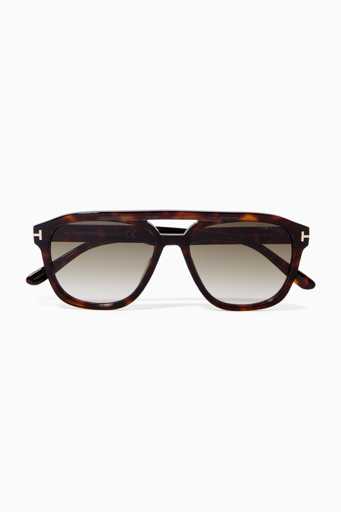 

Gerrard Navigator Sunglasses in Acetate, Brown