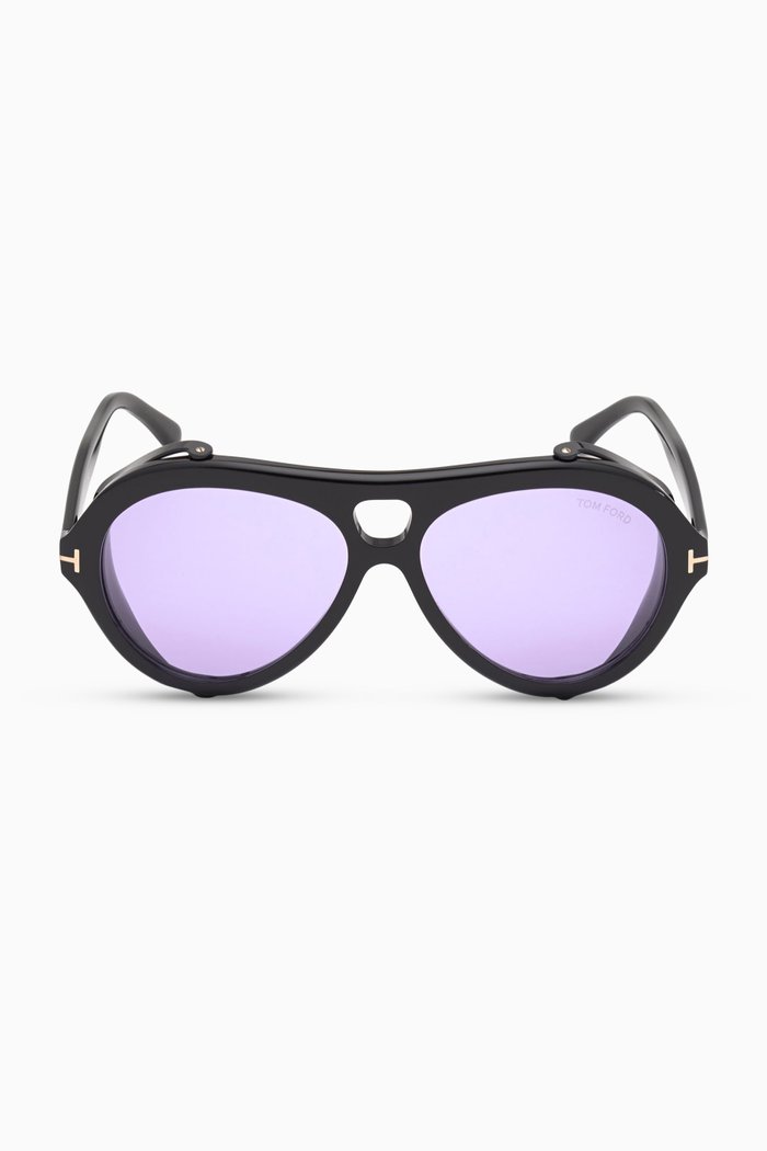 

Neughman Sunglasses in Acetate, Black