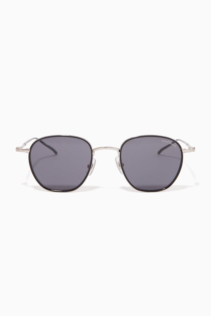 

Square Sunglasses in Metal, Silver