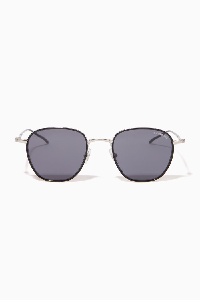 

Square Sunglasses in Metal, Silver