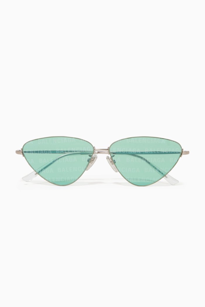 

Invisible Cat Sunglasses in Metal, Black