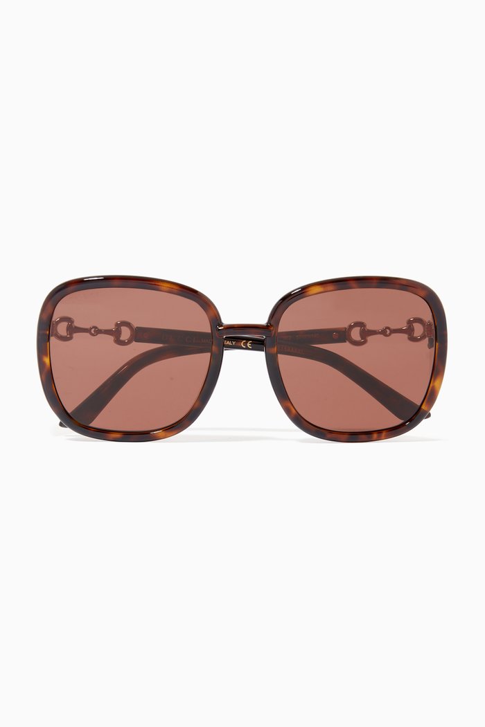 

Square Sunglasses in Acetate, Brown