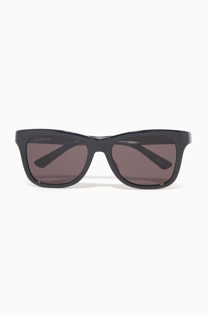 

Side D-Frame Sunglasses in Bio Injected Nylon, Black