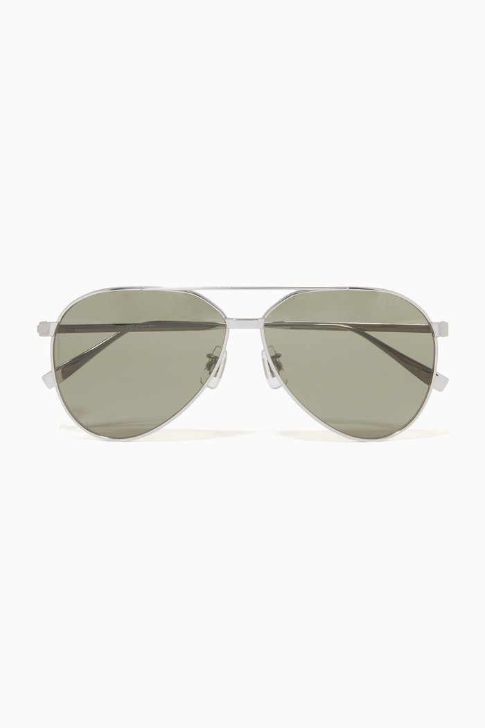 

Aviator Sunglasses in Titanium, Silver