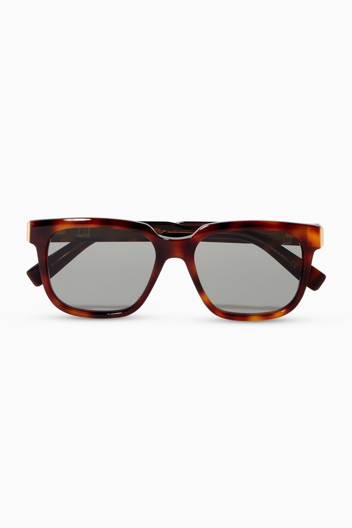 

54 Square Sunglasses in Tortoiseshell Acetate, Brown