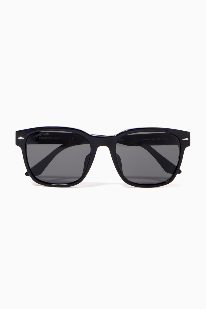 

D-frame Sunglasses, Black
