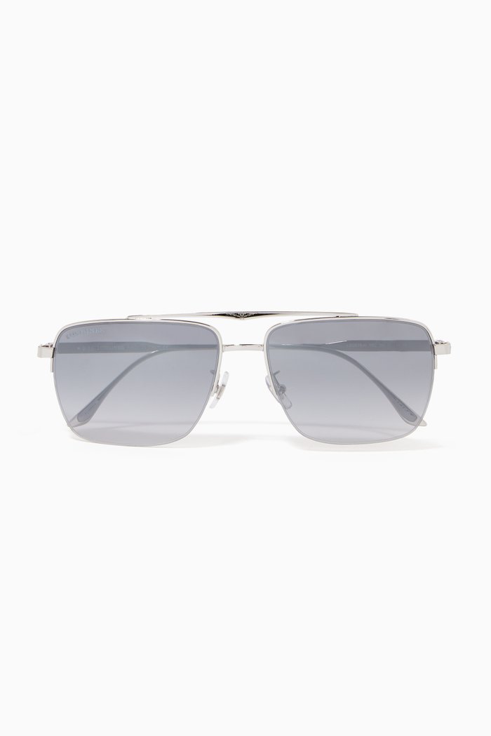 

D-frame Sunglasses, Silver