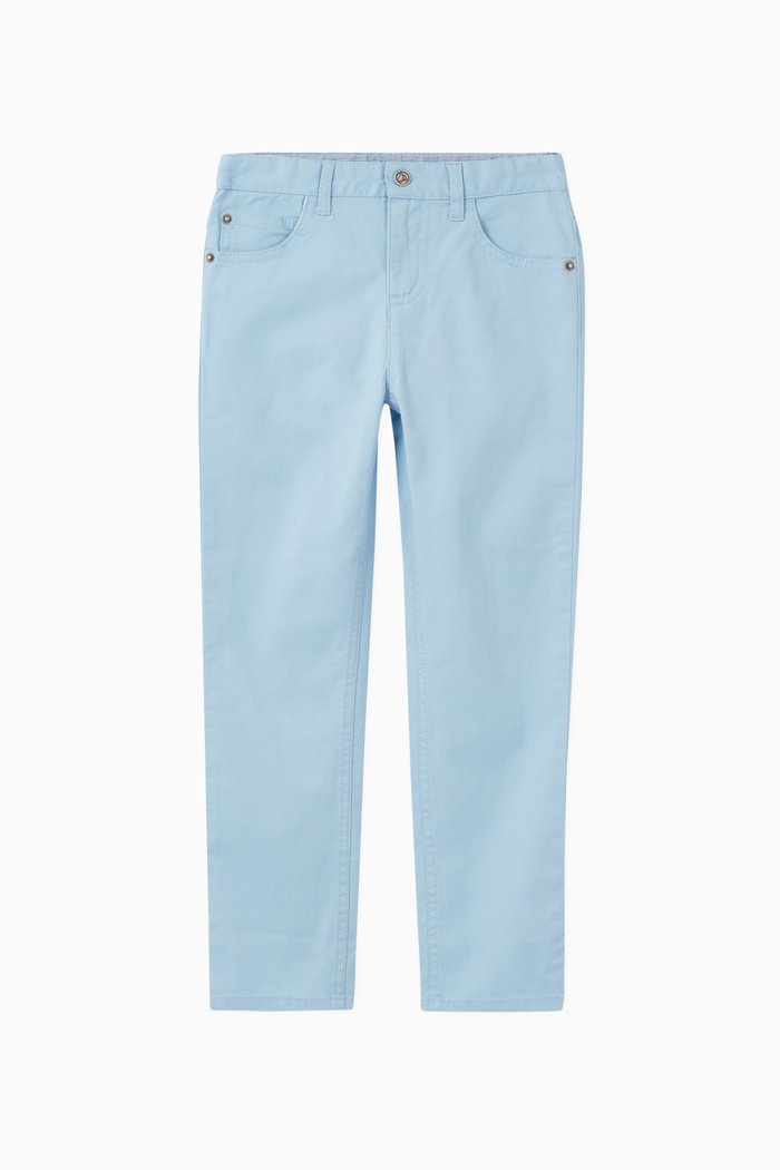 

Serge Trousers in Cotton, Blue