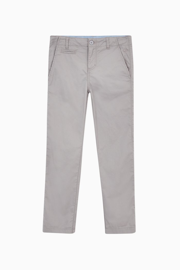 

Buttoned Trousers in Cotton, Grey