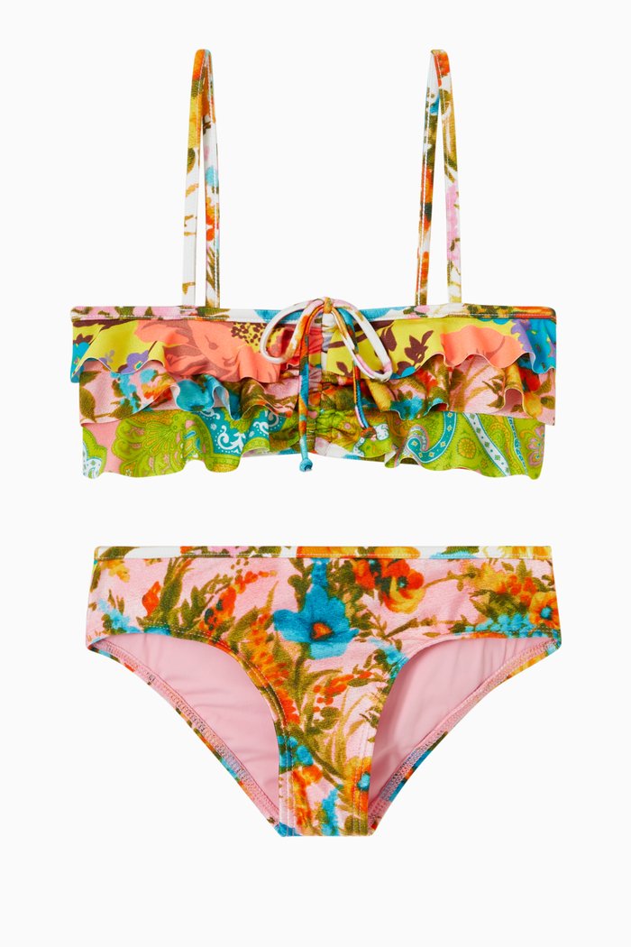 

Estelle Frill Bandeau Bikini, Multicolour