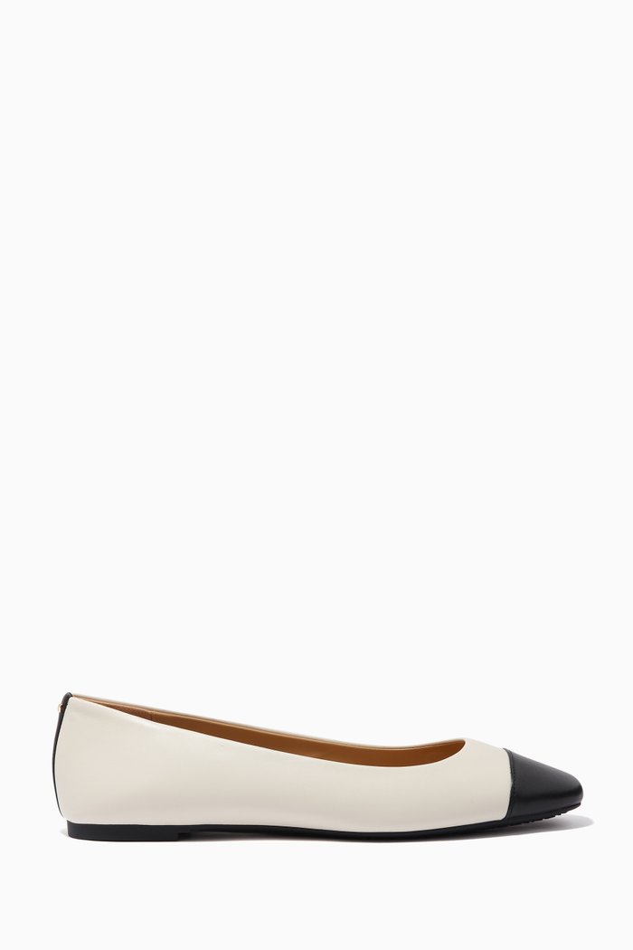 

Alyssa Flex Ballet Flats in Leather, Neutral