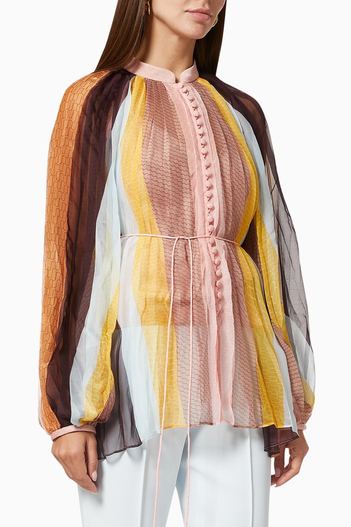 

Astone Rainbow Stripe Top, Multicolour