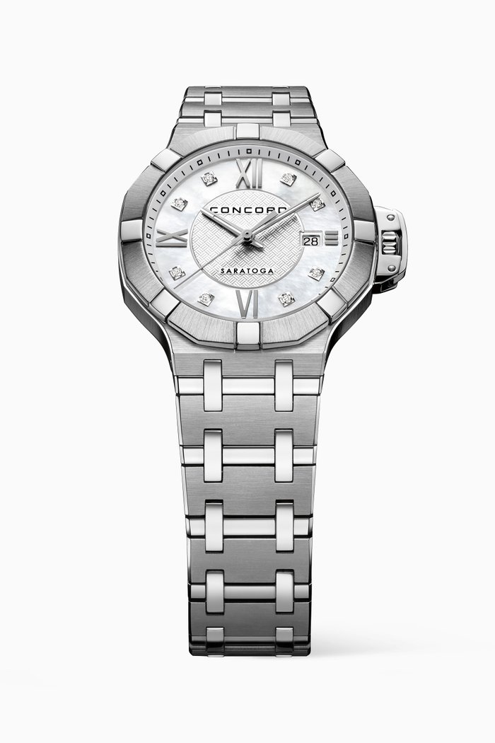 

Saratoga Quartz Diamond Watch, Silver