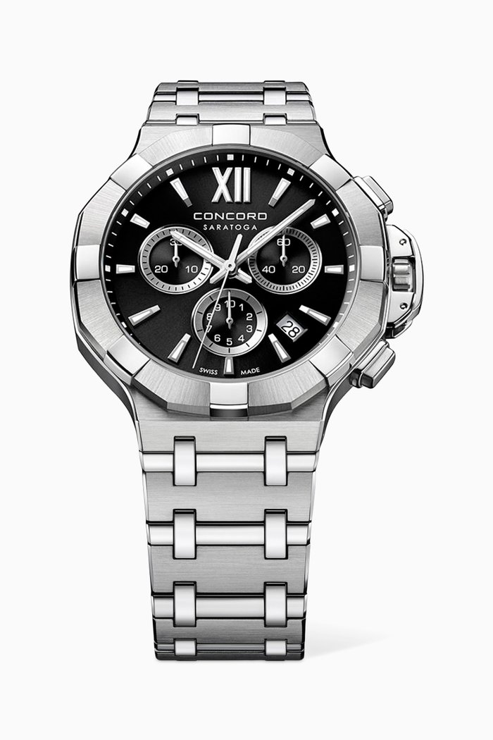 

Saratoga Chronograph Watch, Silver