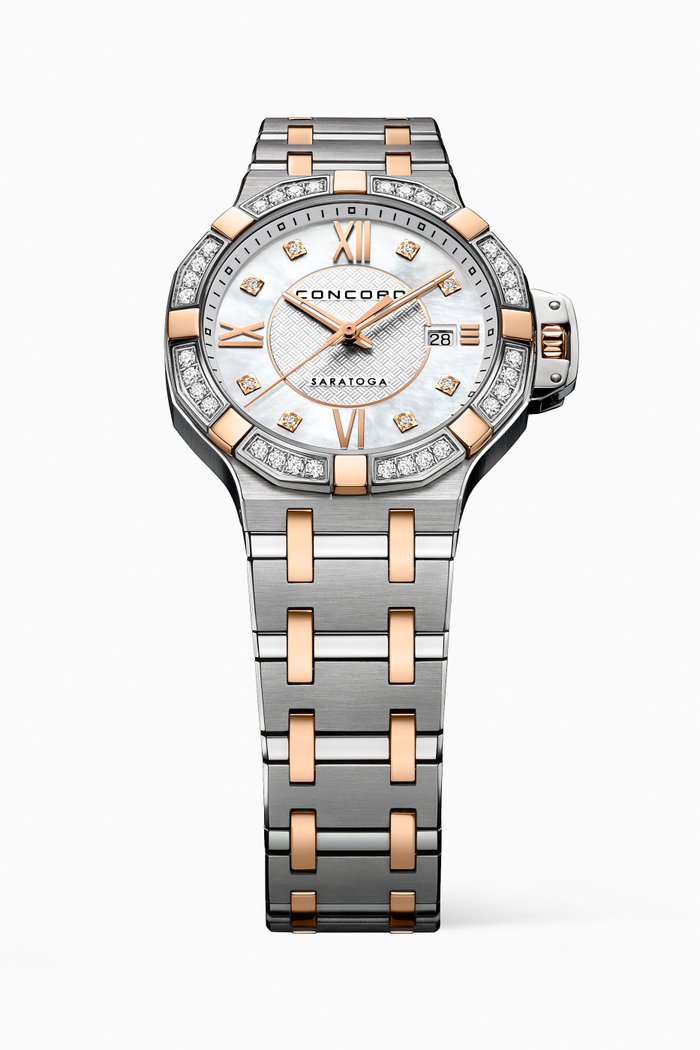 

Saratoga Quartz Diamond Watch, Silver