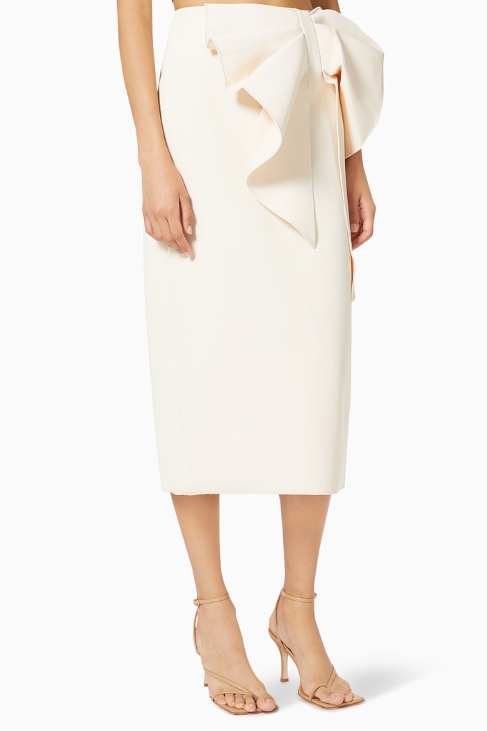 

Anderson Skirt in Crepe, Neutral
