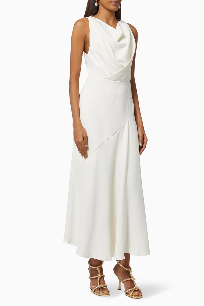 

Hurley Dress in Satin, Neutral