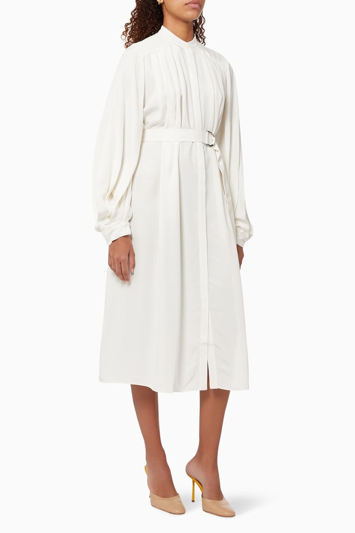 

Dawson Dress in Cupro Blend, Neutral