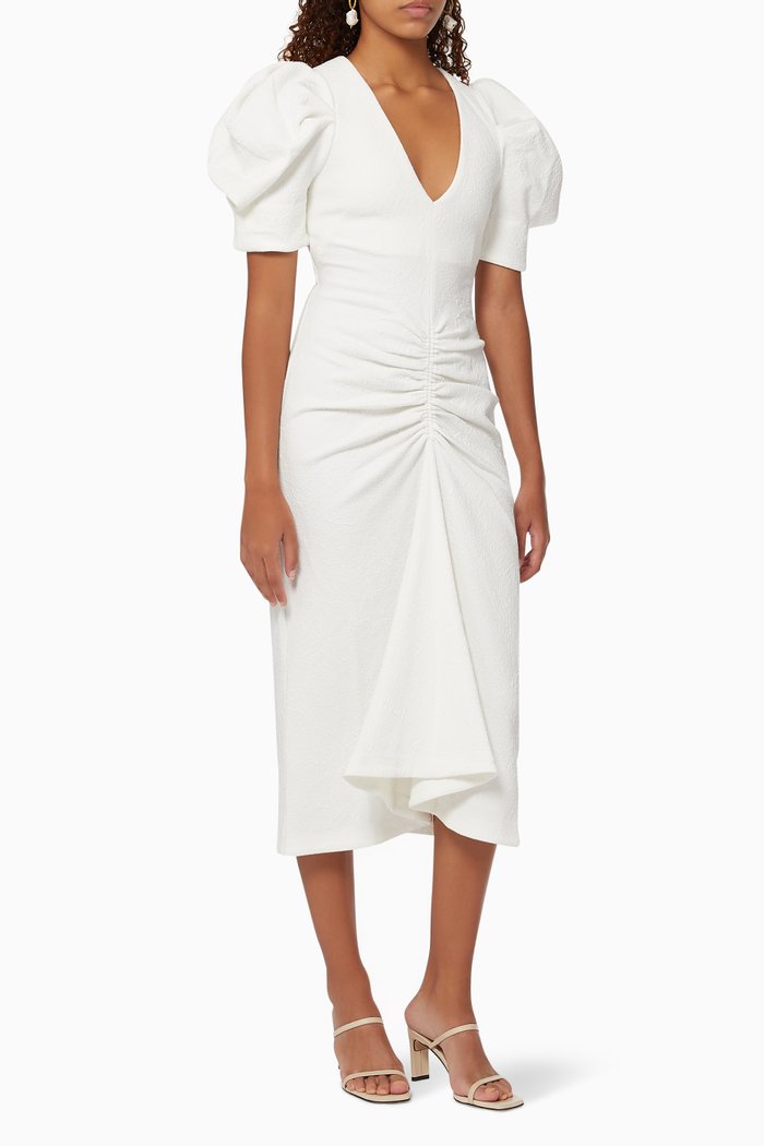 

Oxford Dress in Polyester Blend, Neutral