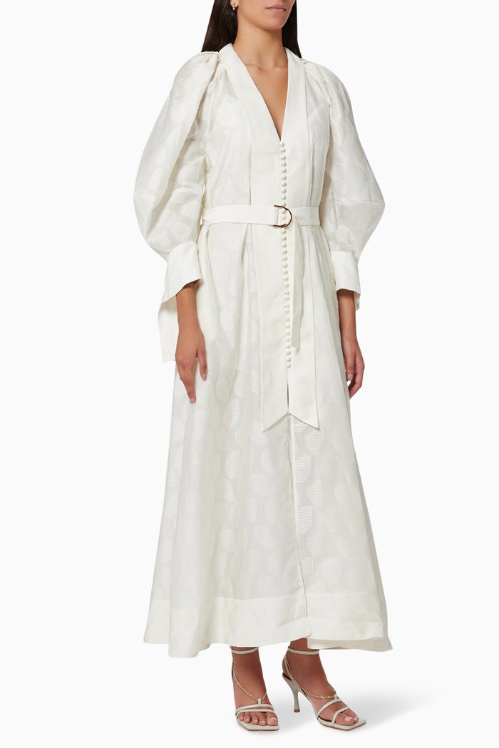 

Parker Dress with Belt, Neutral